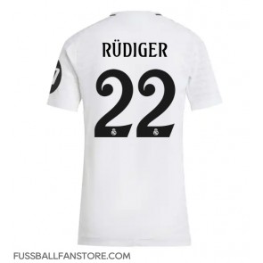 Real Madrid Antonio Rudiger #22 Replik Heimtrikot Damen 2024-25 Kurzarm